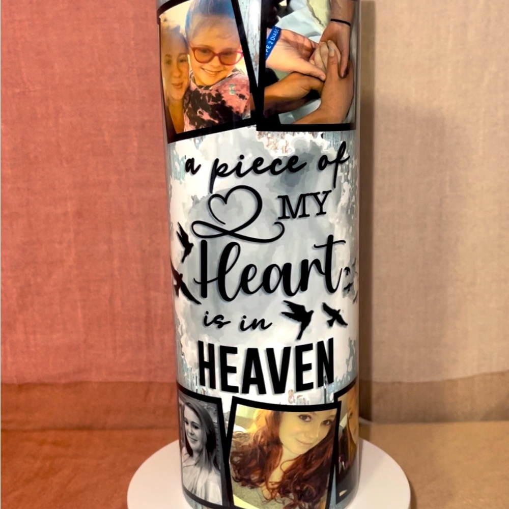 20 oz memorial photo tumbler